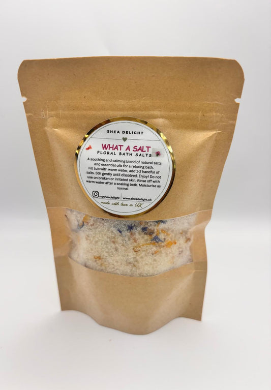 What A Salt Floral Bath Salt (3.5oz/100g)