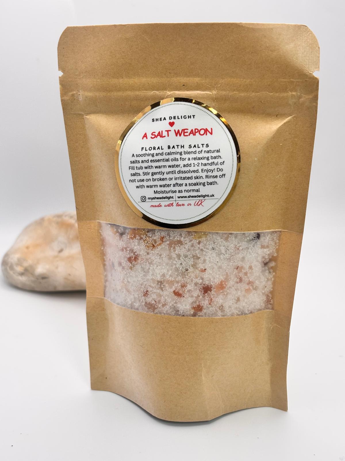 A Salt Weapon Floral Bath Salt (3.5oz/100g)
