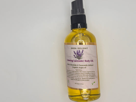Calming Lavender Body Oil (100ml/3.52oz)