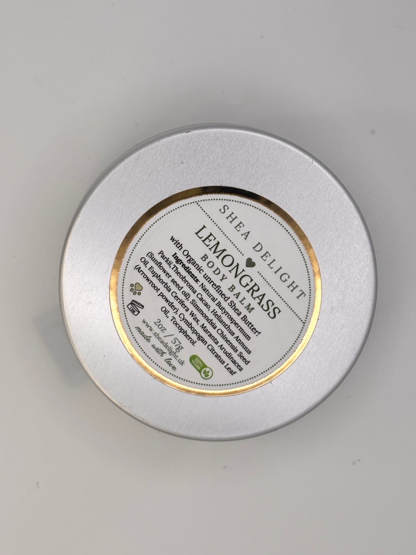 Lemon Grass Body Balm (2oz/57g)