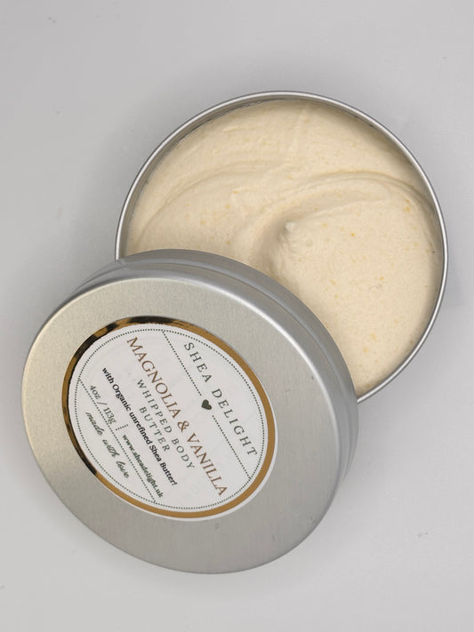 Magnolia & Vanilla Whipped Body Butter (4oz/113g)