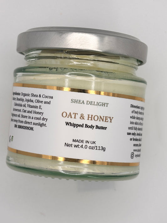 Oat & Honey Whipped Body Butter (4oz/113g)